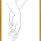 Cuadro Hands series - Walk with me