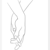 Cuadro Hands series - Walk with me