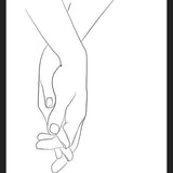 Cuadro Hands series - Walk with me