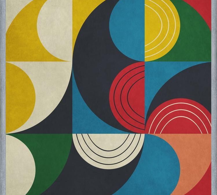 Cuadro Semi Circles