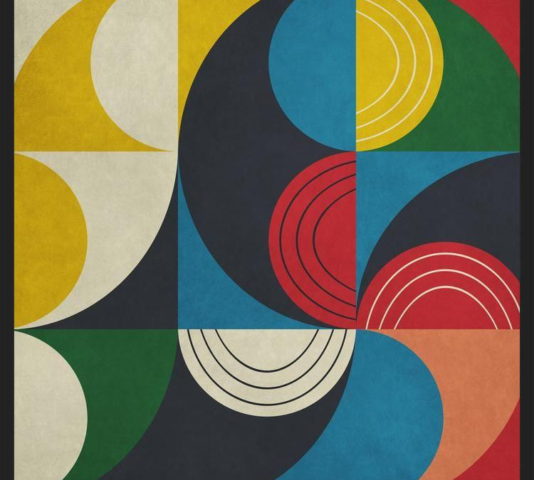 Cuadro Semi Circles
