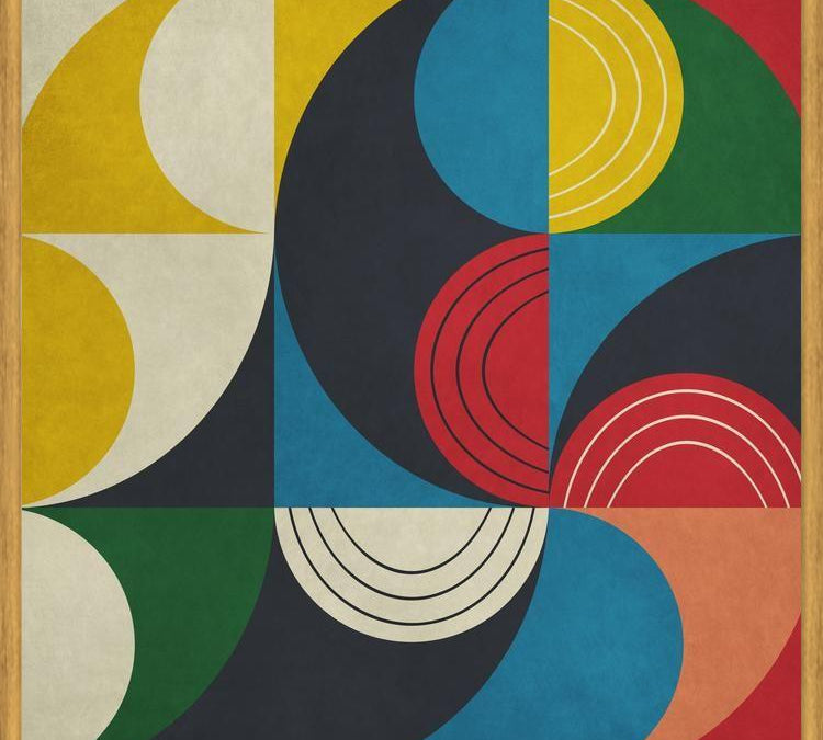 Cuadro Semi Circles