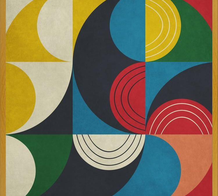 Cuadro Semi Circles