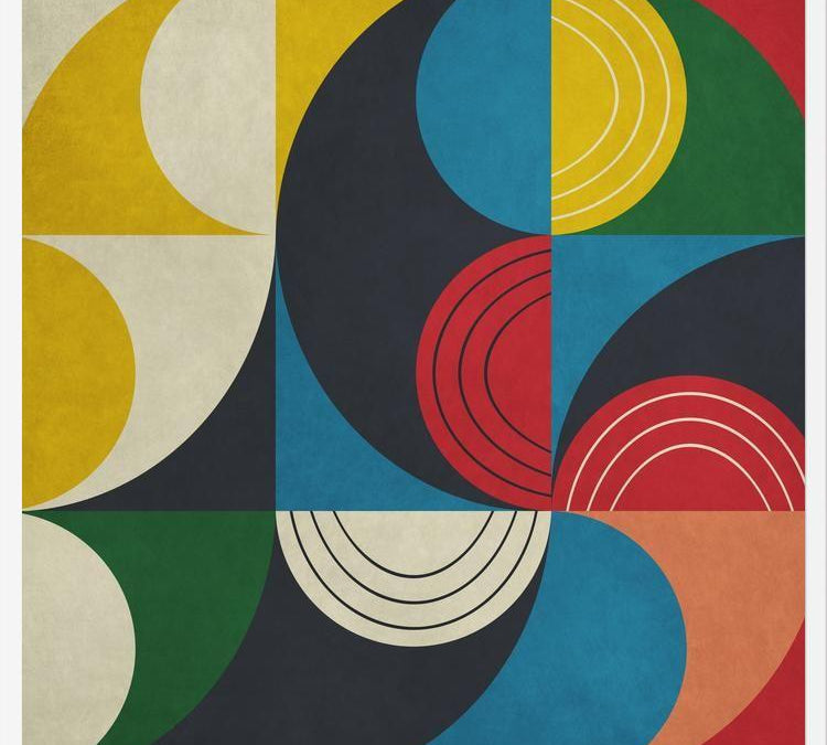 Cuadro Semi Circles