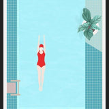 Cuadro Girl with red swimsuit 2