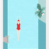 Cuadro Girl with red swimsuit 2