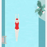 Cuadro Girl with red swimsuit 2