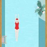 Cuadro Girl with red swimsuit 2