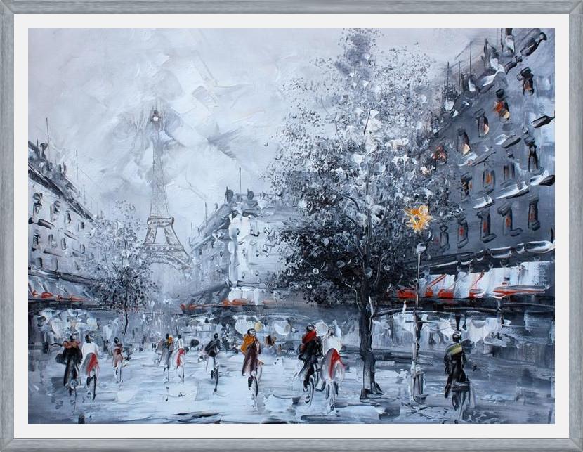 Cuadro rain in paris