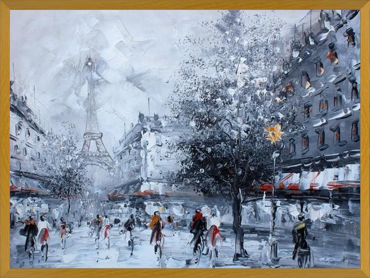 Cuadro rain in paris
