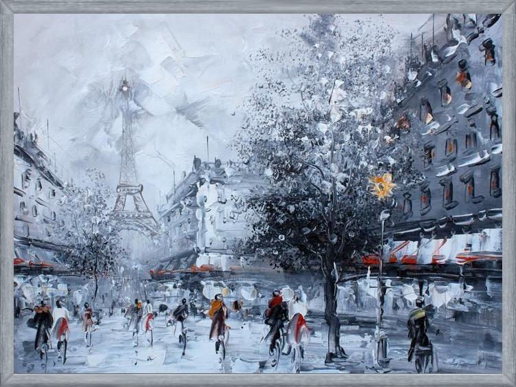 Cuadro rain in paris