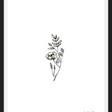 Cuadro Minimalist  flower