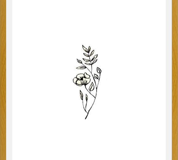 Cuadro Minimalist  flower