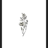 Cuadro Minimalist  flower