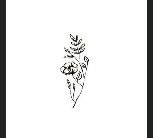 Cuadro Minimalist  flower