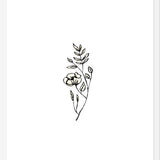 Cuadro Minimalist  flower