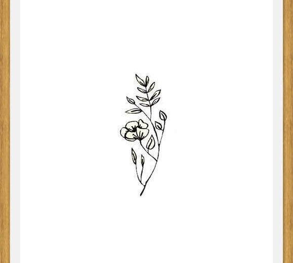 Cuadro Minimalist  flower