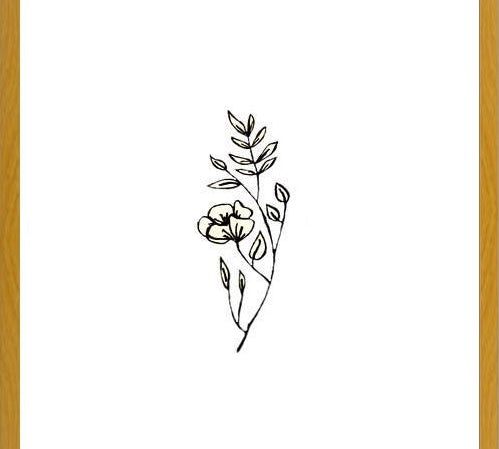 Cuadro Minimalist  flower
