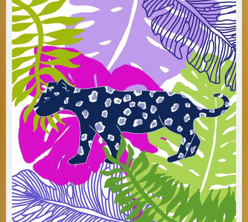 Cuadro Jaguar Amazónico II