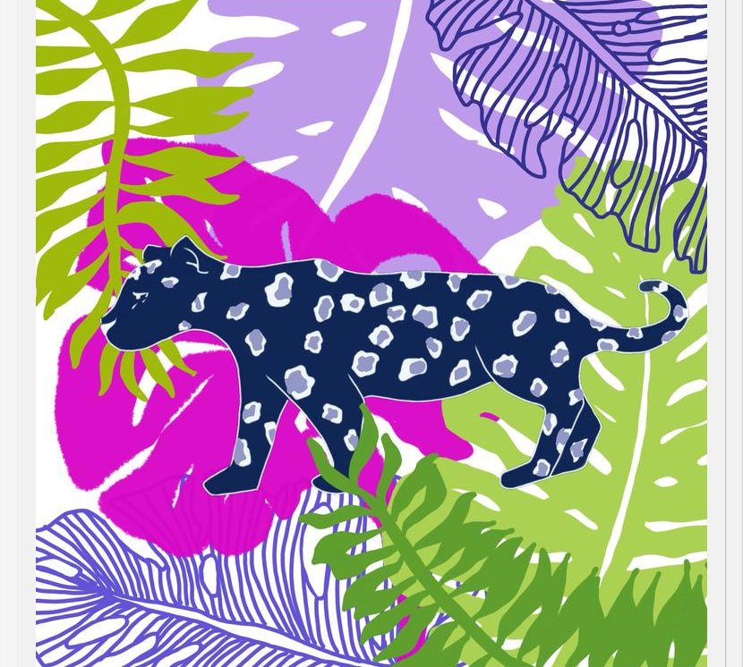 Cuadro Jaguar Amazónico II