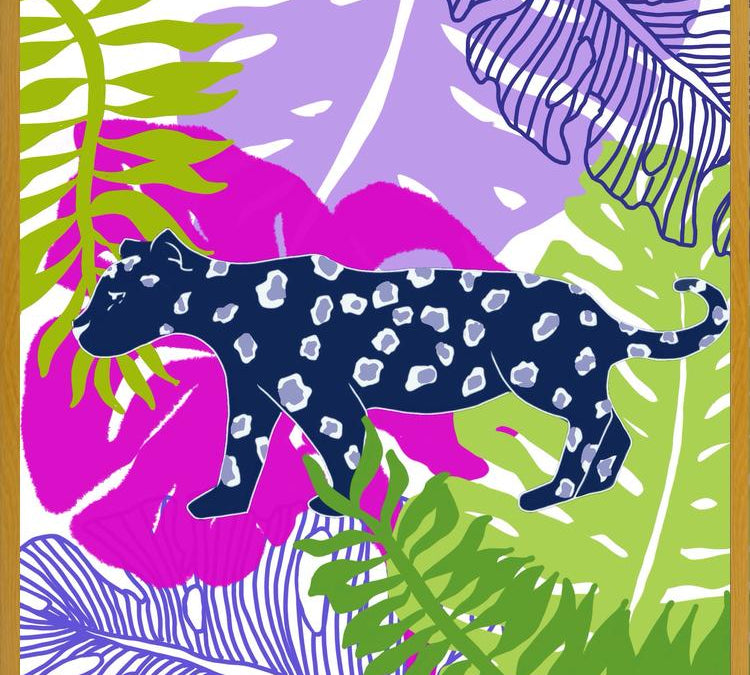 Cuadro Jaguar Amazónico II