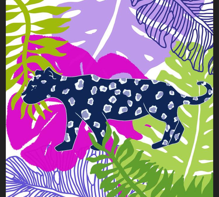 Cuadro Jaguar Amazónico II