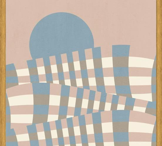 Cuadro Checkerboard Landscape 03