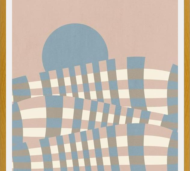 Cuadro Checkerboard Landscape 03