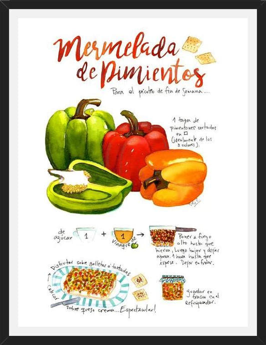 Cuadro Mermelada de Pimientos