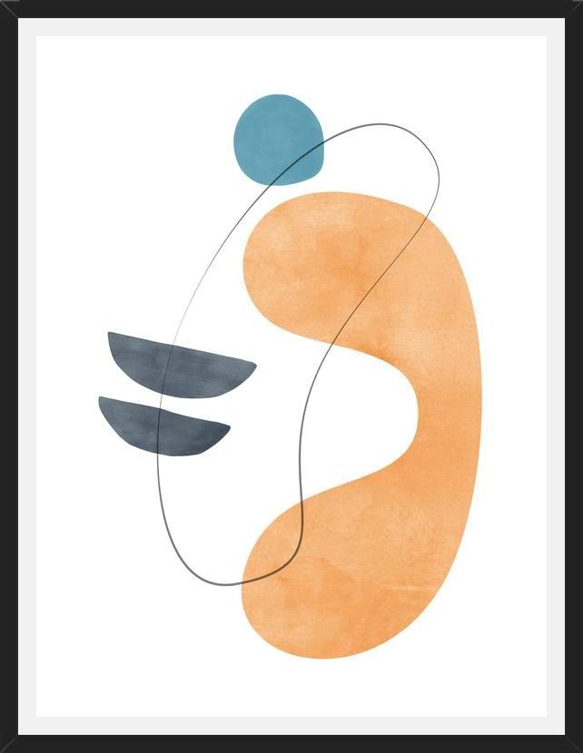 Cuadro Abstraction with gray lines 6