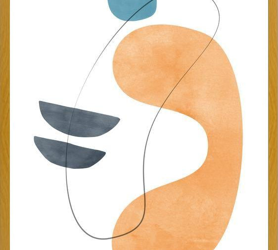 Cuadro Abstraction with gray lines 6