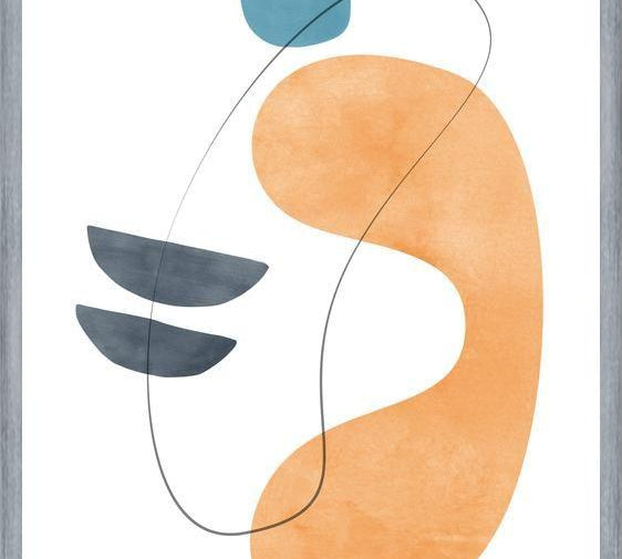 Cuadro Abstraction with gray lines 6