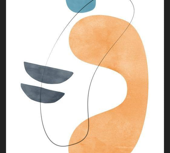 Cuadro Abstraction with gray lines 6