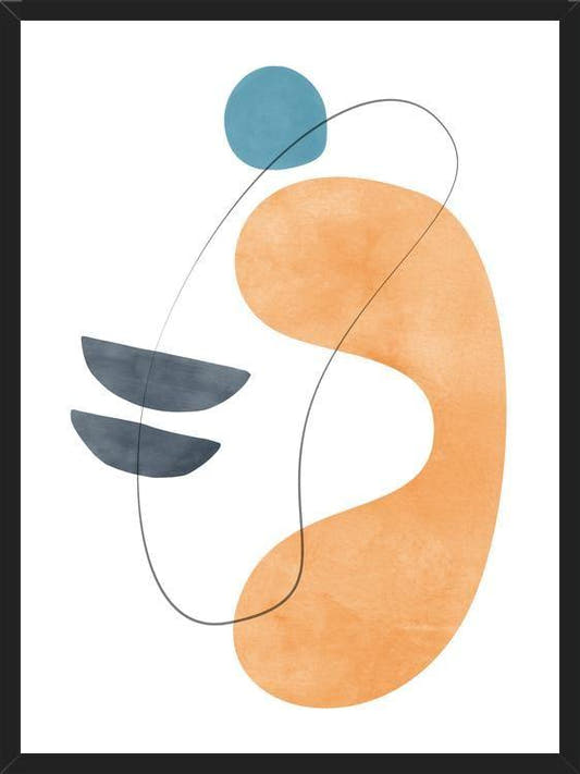 Cuadro Abstraction with gray lines 6