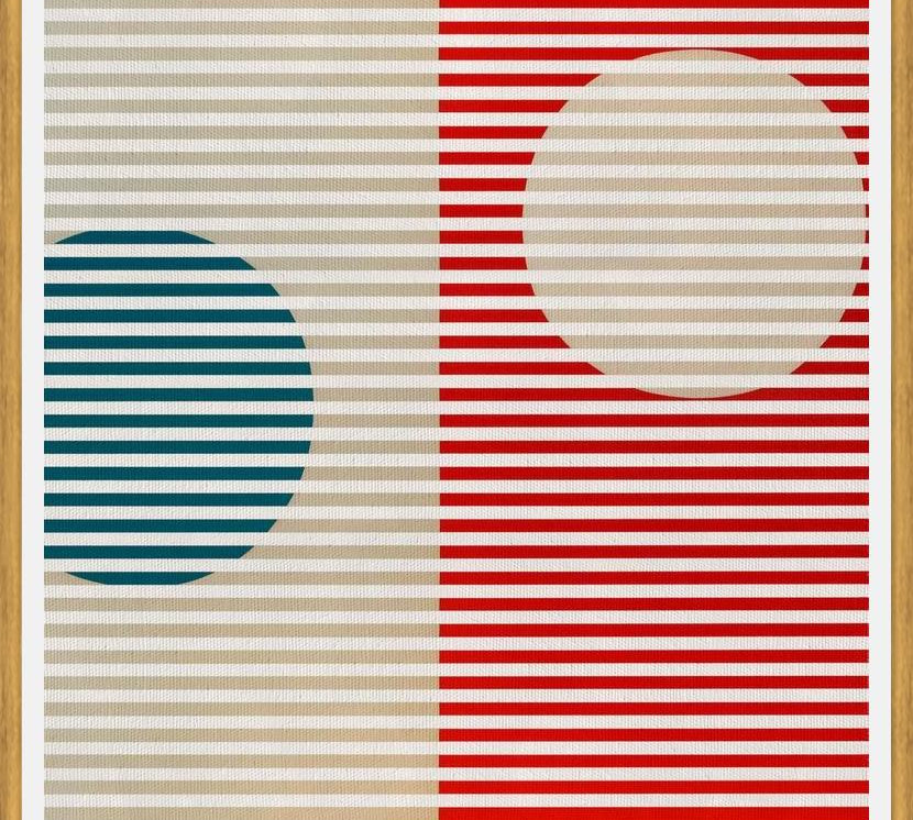 Cuadro Stripes & Circles 2
