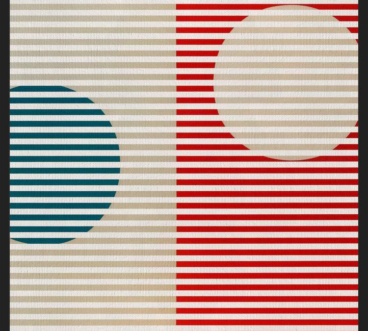 Cuadro Stripes & Circles 2