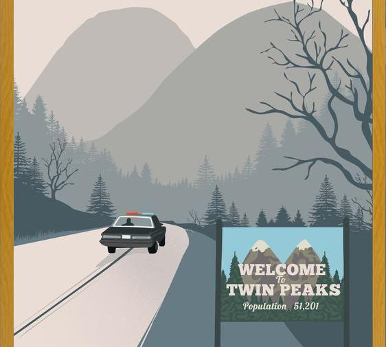 Cuadro Welcome to Twin Peaks
