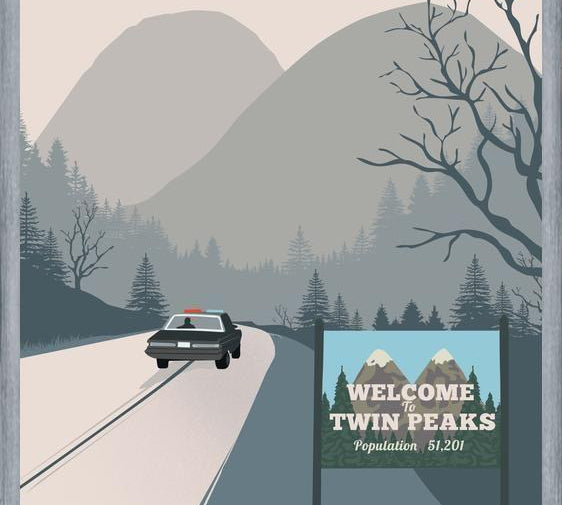 Cuadro Welcome to Twin Peaks