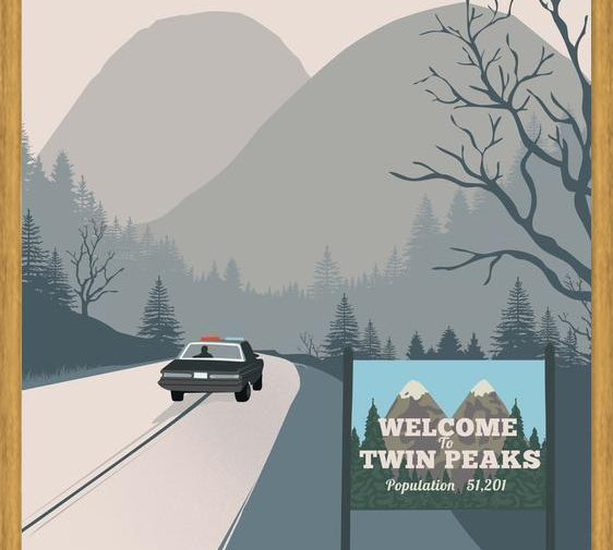 Cuadro Welcome to Twin Peaks