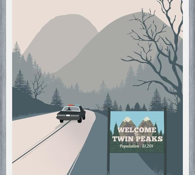 Cuadro Welcome to Twin Peaks