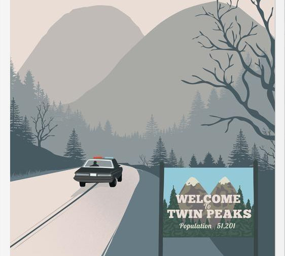 Cuadro Welcome to Twin Peaks