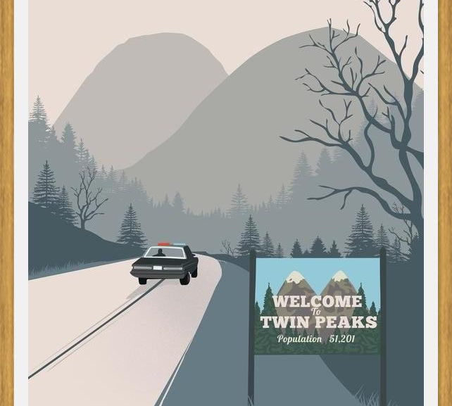 Cuadro Welcome to Twin Peaks