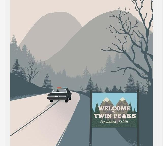 Cuadro Welcome to Twin Peaks