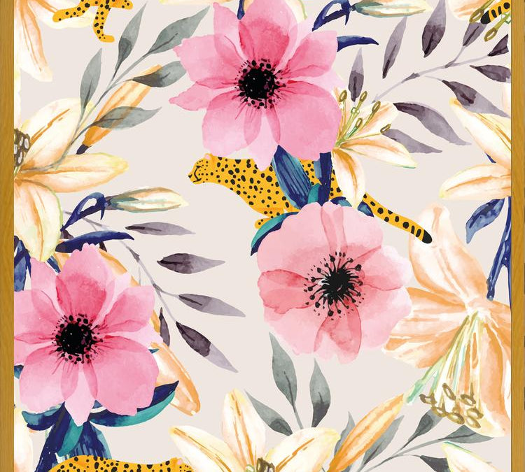 Cuadro LILY LEOPARD