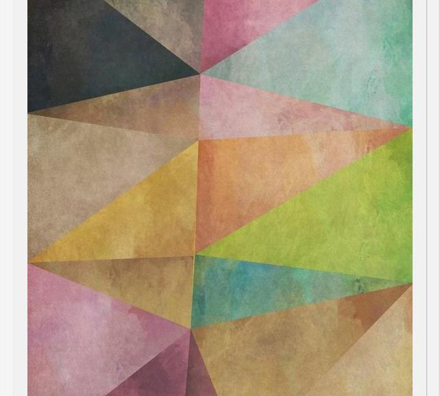 Cuadro Connected Triangles