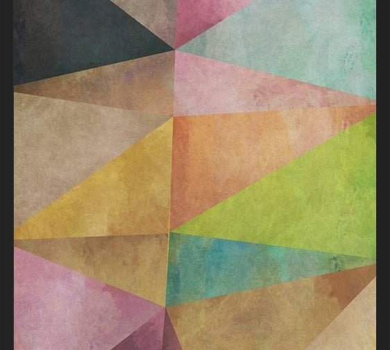 Cuadro Connected Triangles