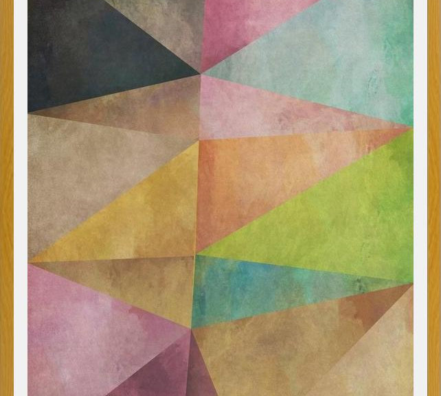 Cuadro Connected Triangles