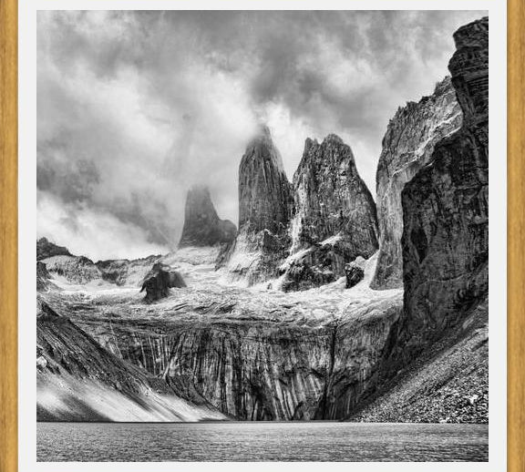 Cuadro Las Torres en B&N