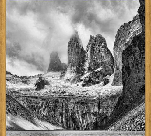 Cuadro Las Torres en B&N
