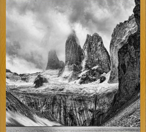 Cuadro Las Torres en B&N
